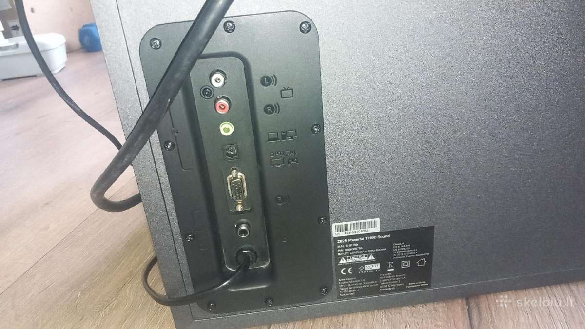 Logitech Z625 Thx 400w Garso Kolonėlės - nuotraukos Nr. 4