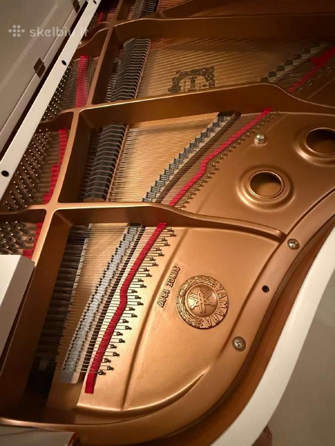 Yamaha White Grand Piano Fortepijonas - nuotraukos Nr. 6