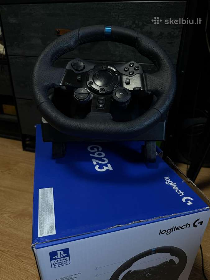 Logitech g923 trueforce vairą su pedalais Driving - nuotraukos Nr. 5