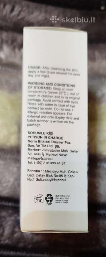 Lacinia Eye Contour Serum (paakių kontūro serumas) - nuotraukos Nr. 2