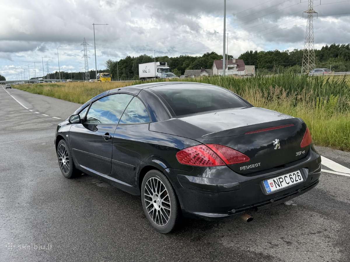 Kabrioleto Peugeot 307cc nuoma - nuotraukos Nr. 8