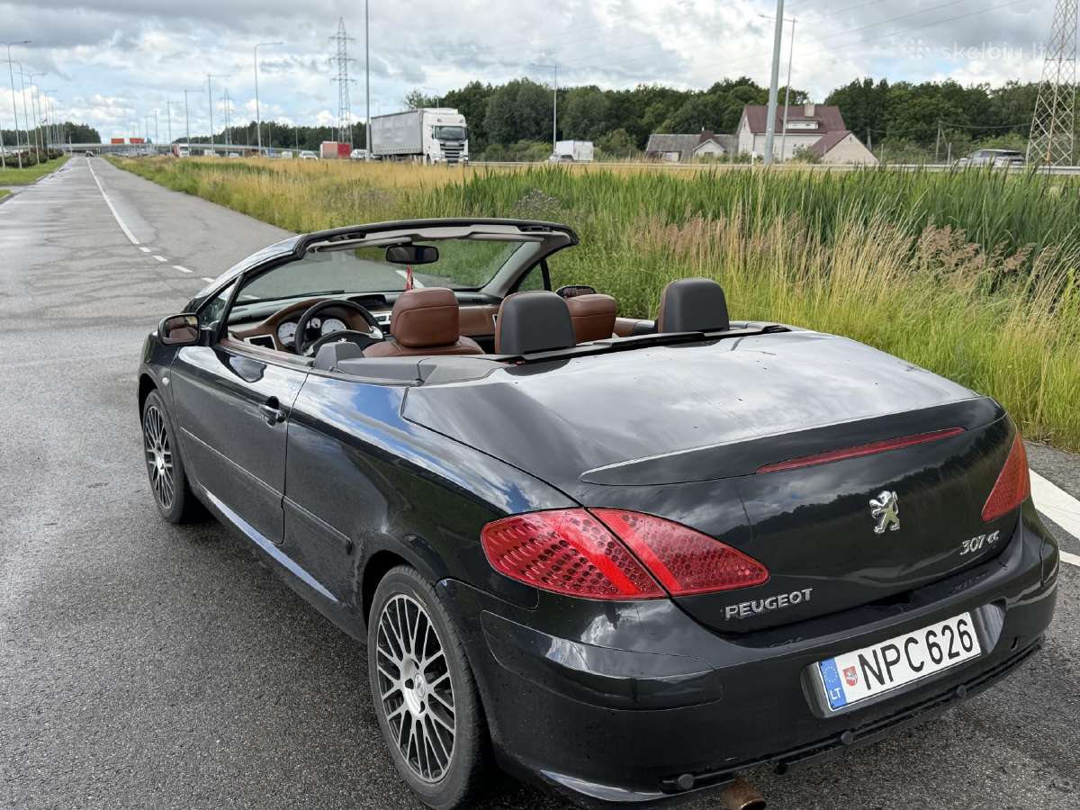 Kabrioleto Peugeot 307cc nuoma - nuotraukos Nr. 3