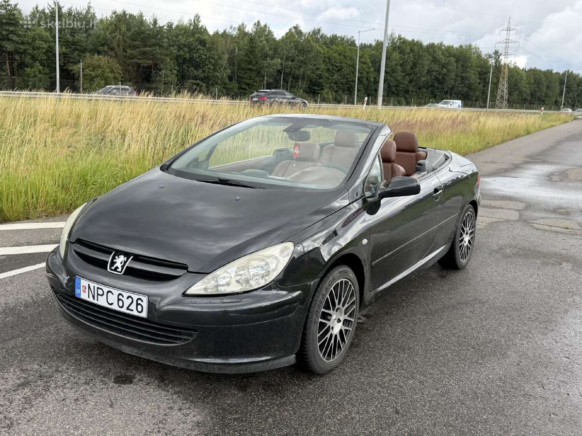 Kabrioleto Peugeot 307cc nuoma - nuotraukos Nr. 4