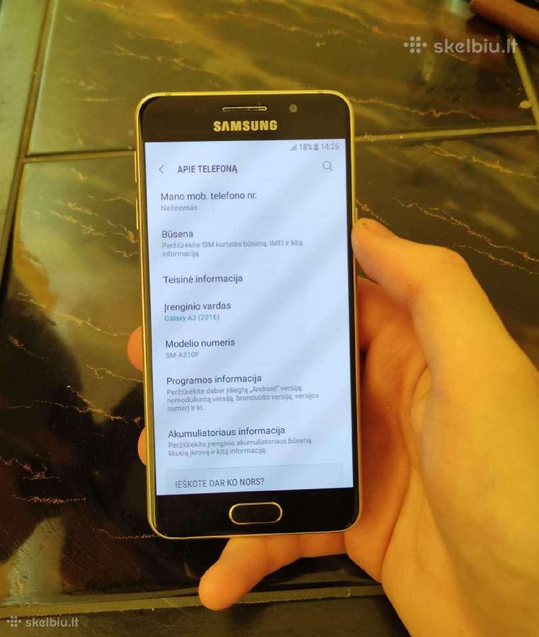 Samsung Galaxy A3(2016) - nuotraukos Nr. 4