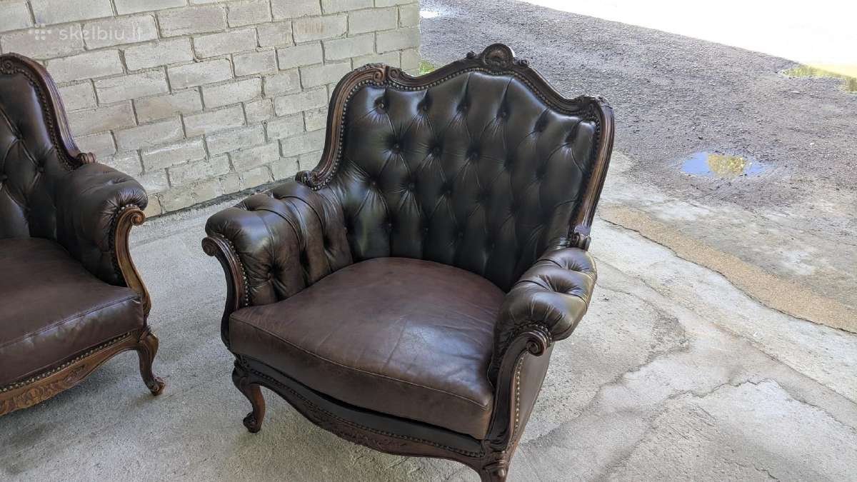 Chesterfeld komplektukas Barock stiliaus - nuotraukos Nr. 4