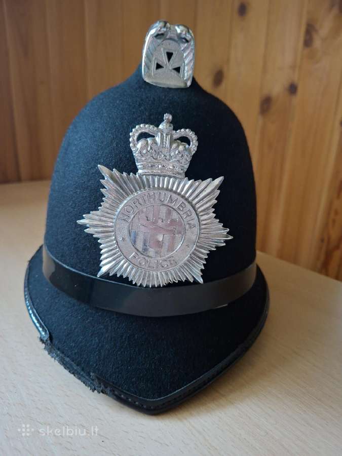 Policijos šalmas UK,bobby helmet
