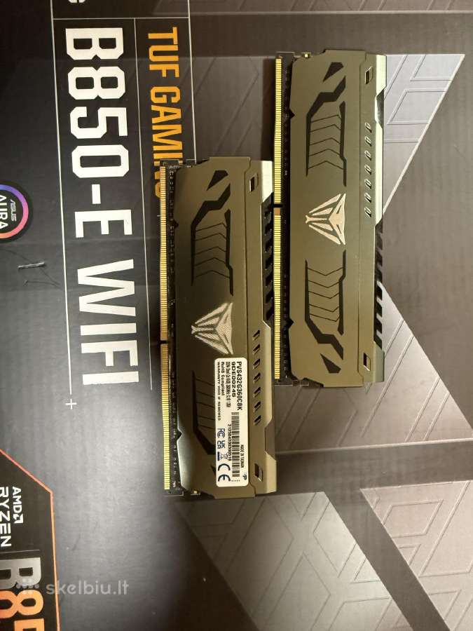 Parduodu ddr4 2x16gb ir maitbloki lux rgb 750w - nuotraukos Nr. 2