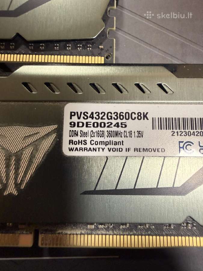 Parduodu ddr4 2x16gb ir maitbloki lux rgb 750w - nuotraukos Nr. 3