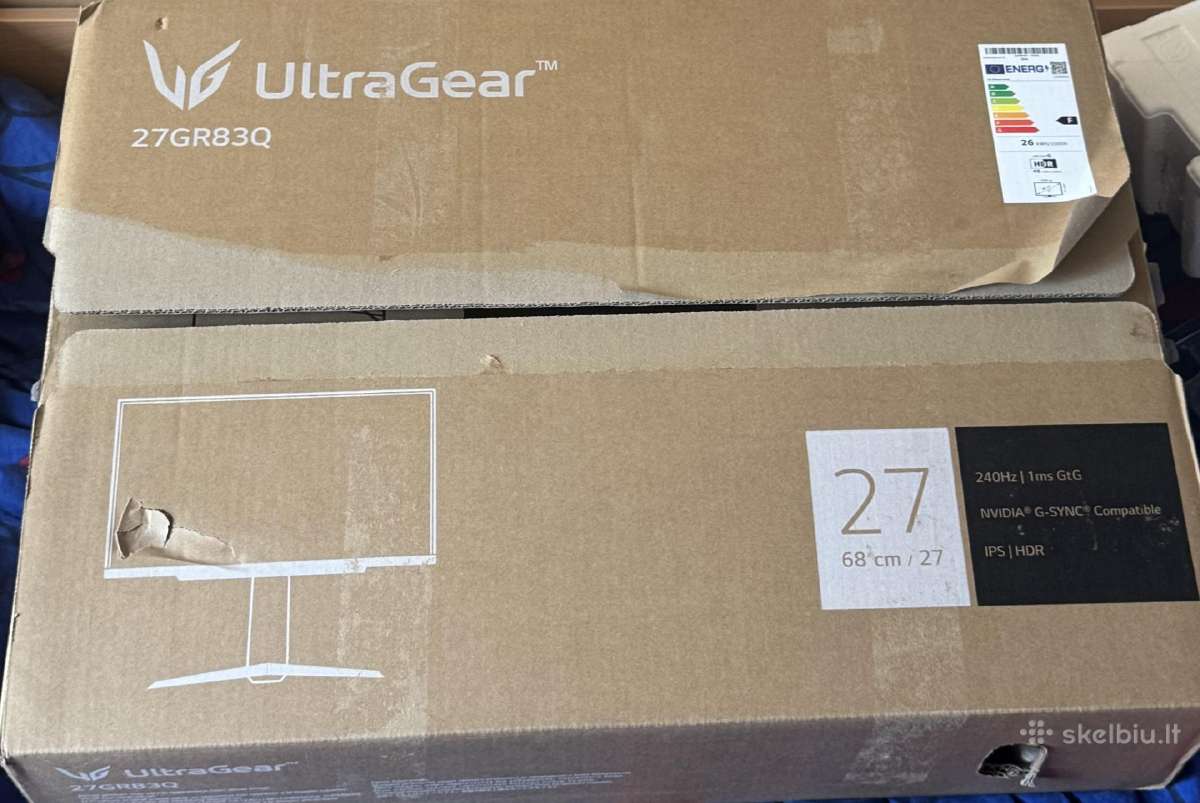 LG Ultragear 27gr83q ir priedai kompiuteriui - nuotraukos Nr. 2