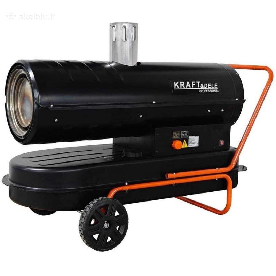 Dyzelinis šildytuvas 40kw (su kaminu) Kraftdele