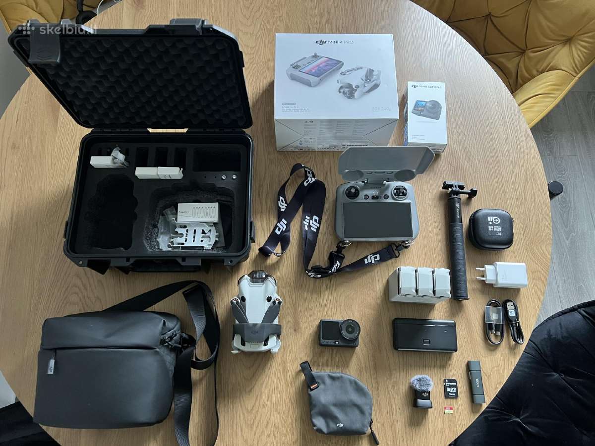 Parduodamas Dji Mini 4 Pro Fly More Combo