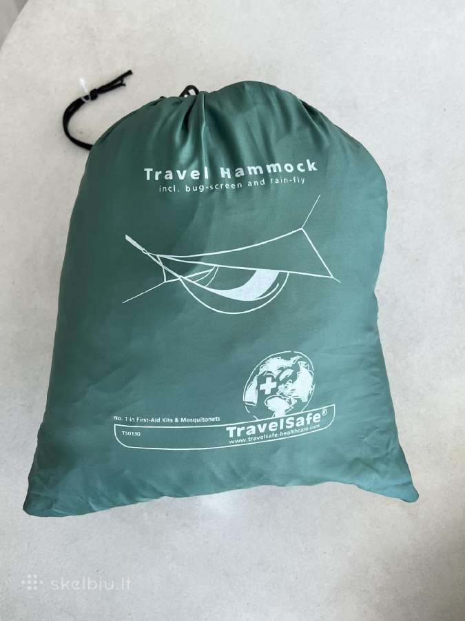 Hamakas su tinkliuku ir tentu