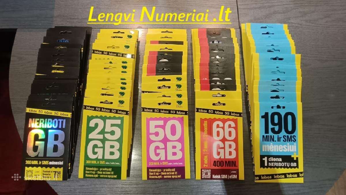 Telefono numeriai. + Pigūs + Nauji + Daug. - nuotraukos Nr. 2