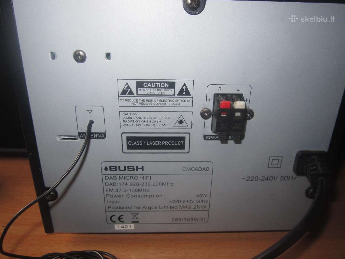 Bush Dab/fm radijas-CD grotuvas,scotts of Stow Cdc - nuotraukos Nr. 2