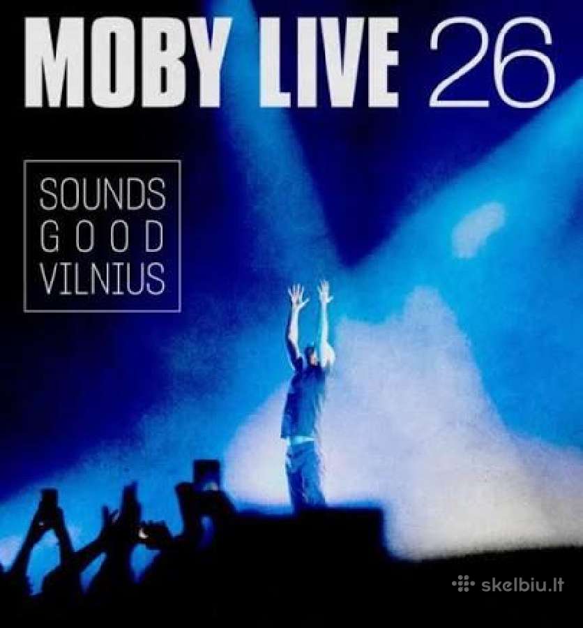 Koncerto bilietas Moby