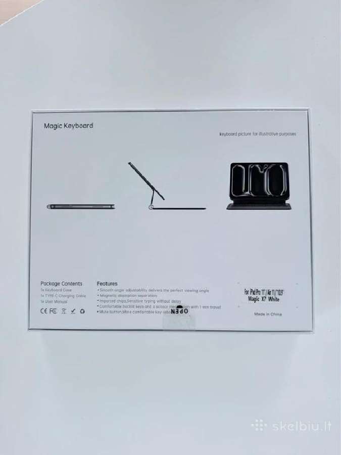Nauja Apple iPad Magic Keyboard X7 - nuotraukos Nr. 3