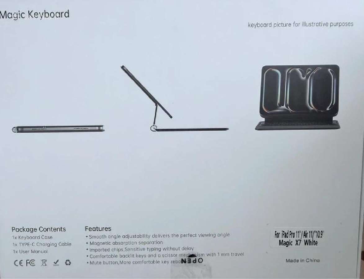 Nauja Apple iPad Magic Keyboard X7 - nuotraukos Nr. 4