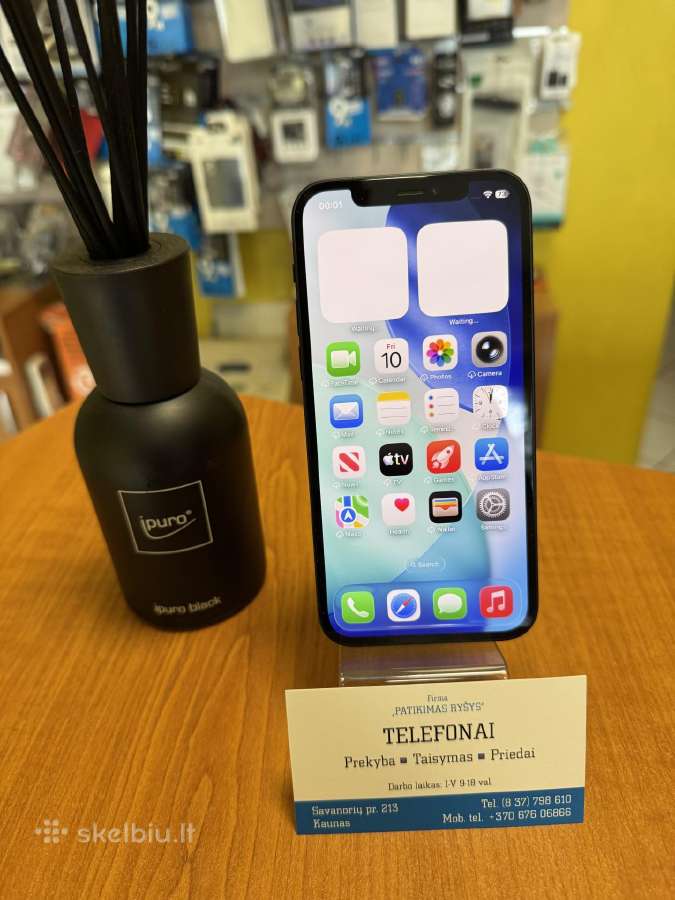 iPhone 12 Black 64gb Su Garantija