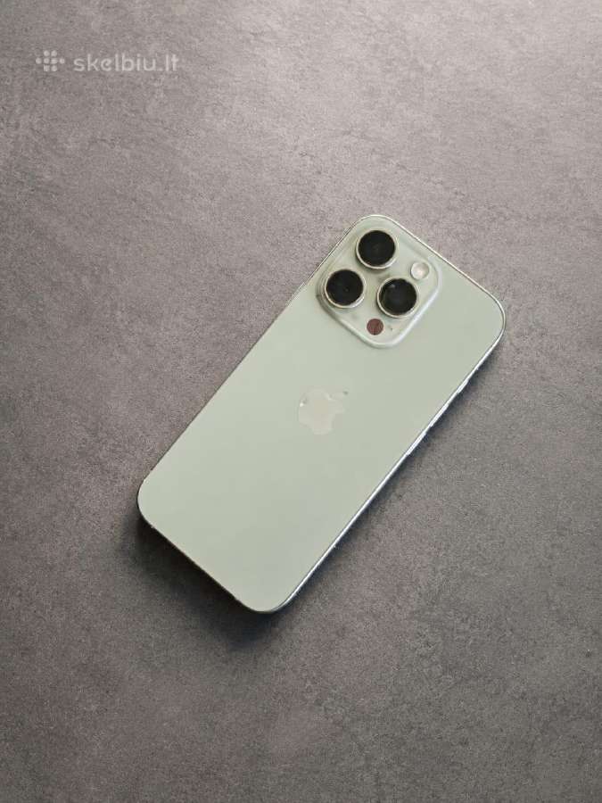 Parduodamas iPhone 16 Pro 128 GB, baltos spalvos.