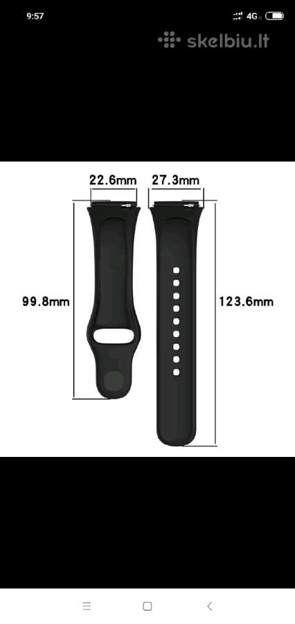 Redmi Watch 3 Active dirželis. - nuotraukos Nr. 3