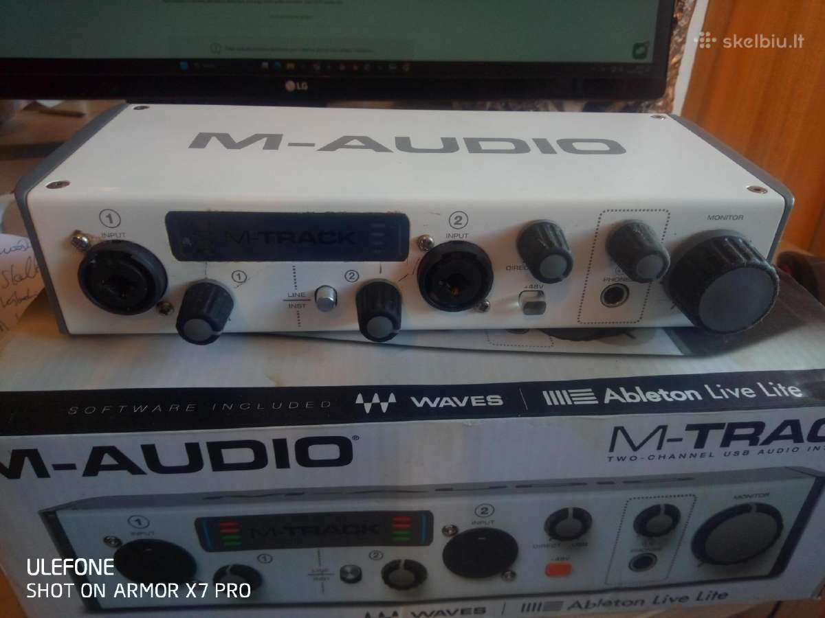 Garso plokšte M Audio M track
