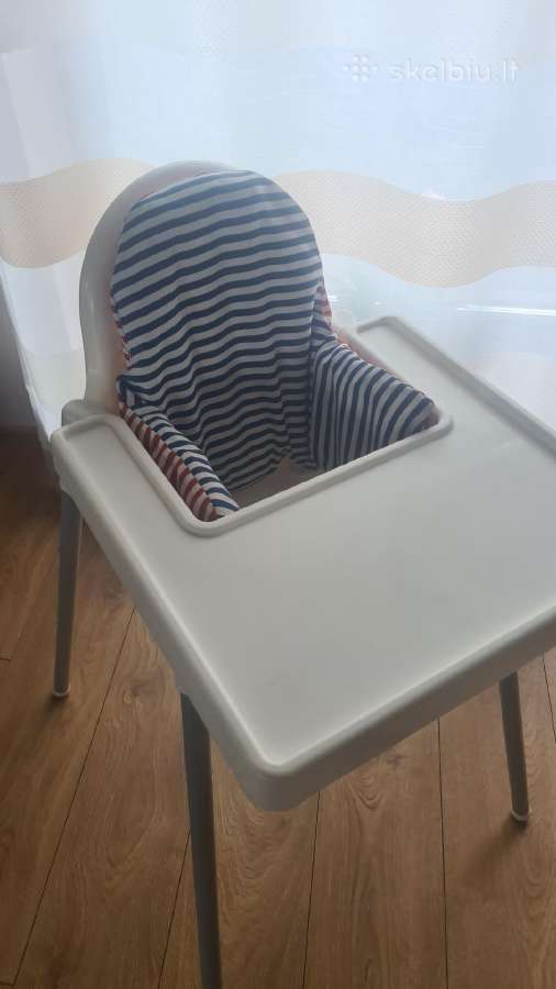 Ikea vaikiška kėdutė su padėklu ir paminkštinimu - nuotraukos Nr. 2