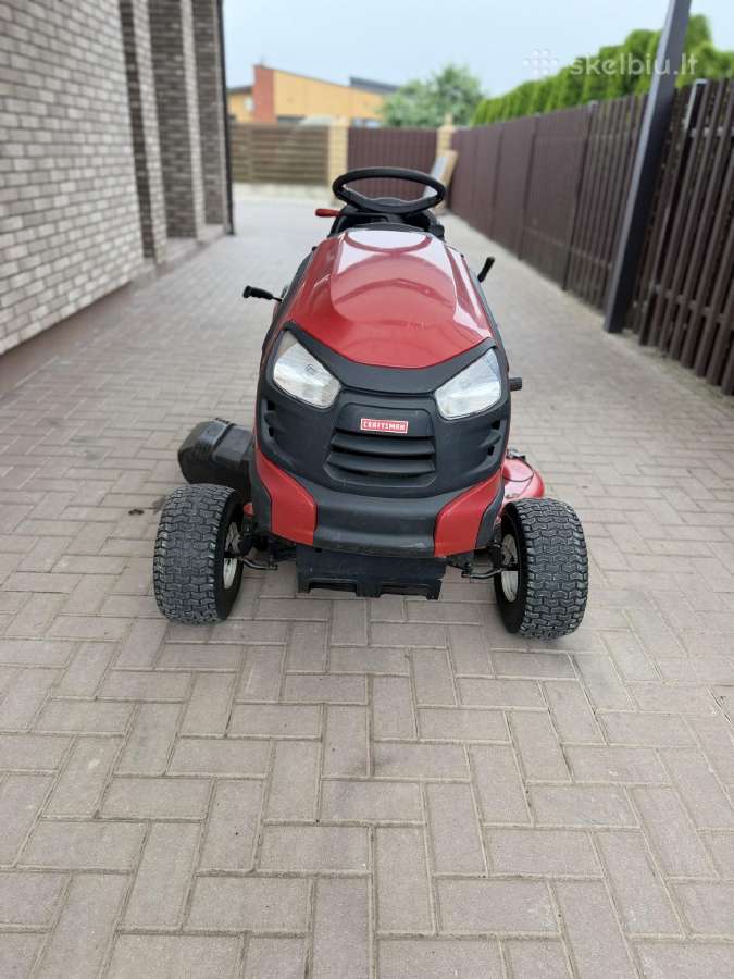 Sodo traktoriukas Craftsman su žolės surinkimu - nuotraukos Nr. 2