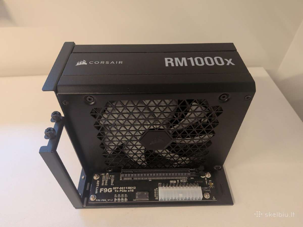 Egpu dokas su Corsair Rm1000x - nuotraukos Nr. 4