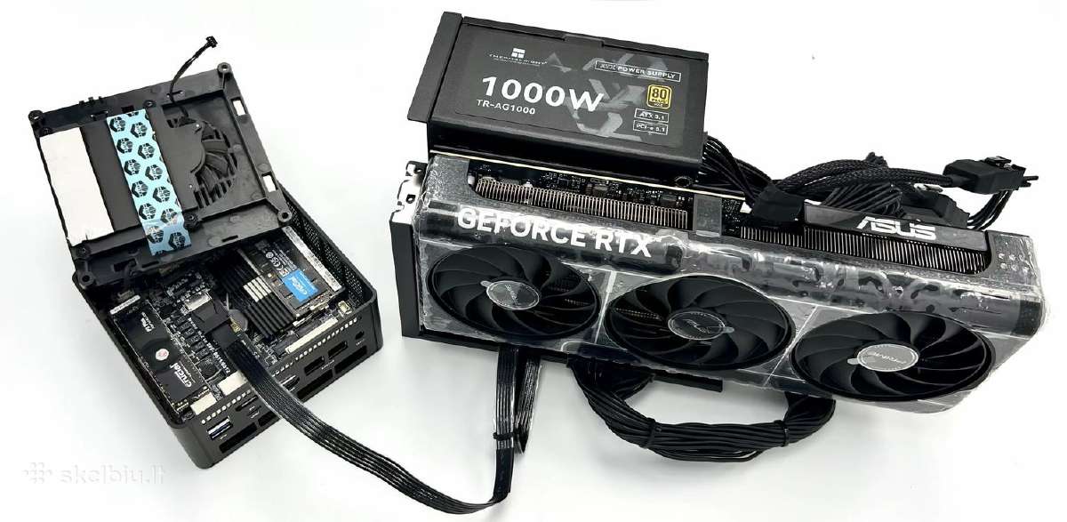 Egpu dokas su Corsair Rm1000x