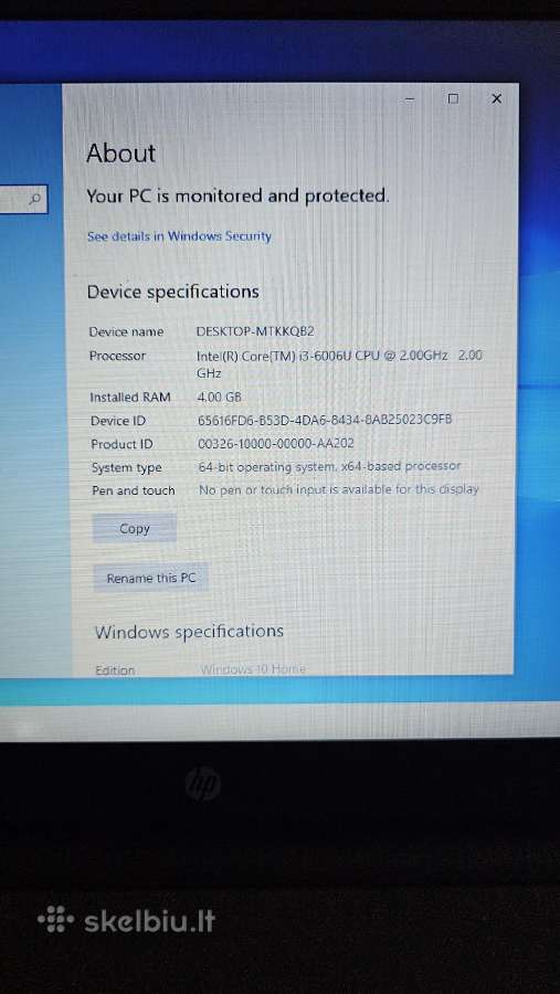 Hp 250 G6 - nuotraukos Nr. 2
