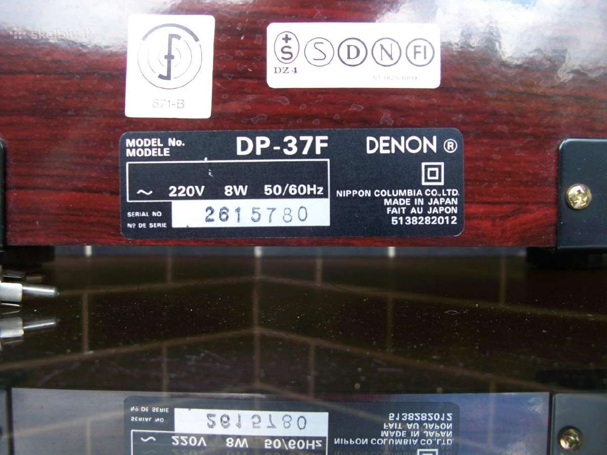 Denon Dp-37f. Sony Px-x4 Quarz. - nuotraukos Nr. 9