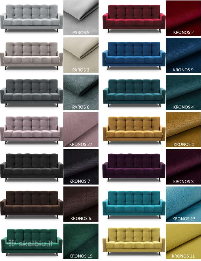 Minkšta sofa-lova „salsa“ su dėže patalynei - nuotraukos Nr. 28