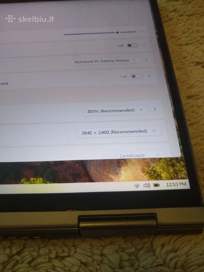 X1 Yoga 4k/i7-1165/16/512 - nuotraukos Nr. 4