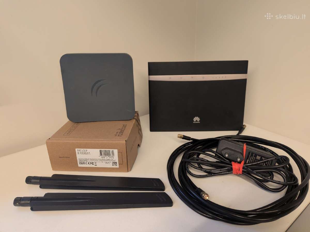Huawei B525-0204 4G Lte routeris su Mikrotik mant