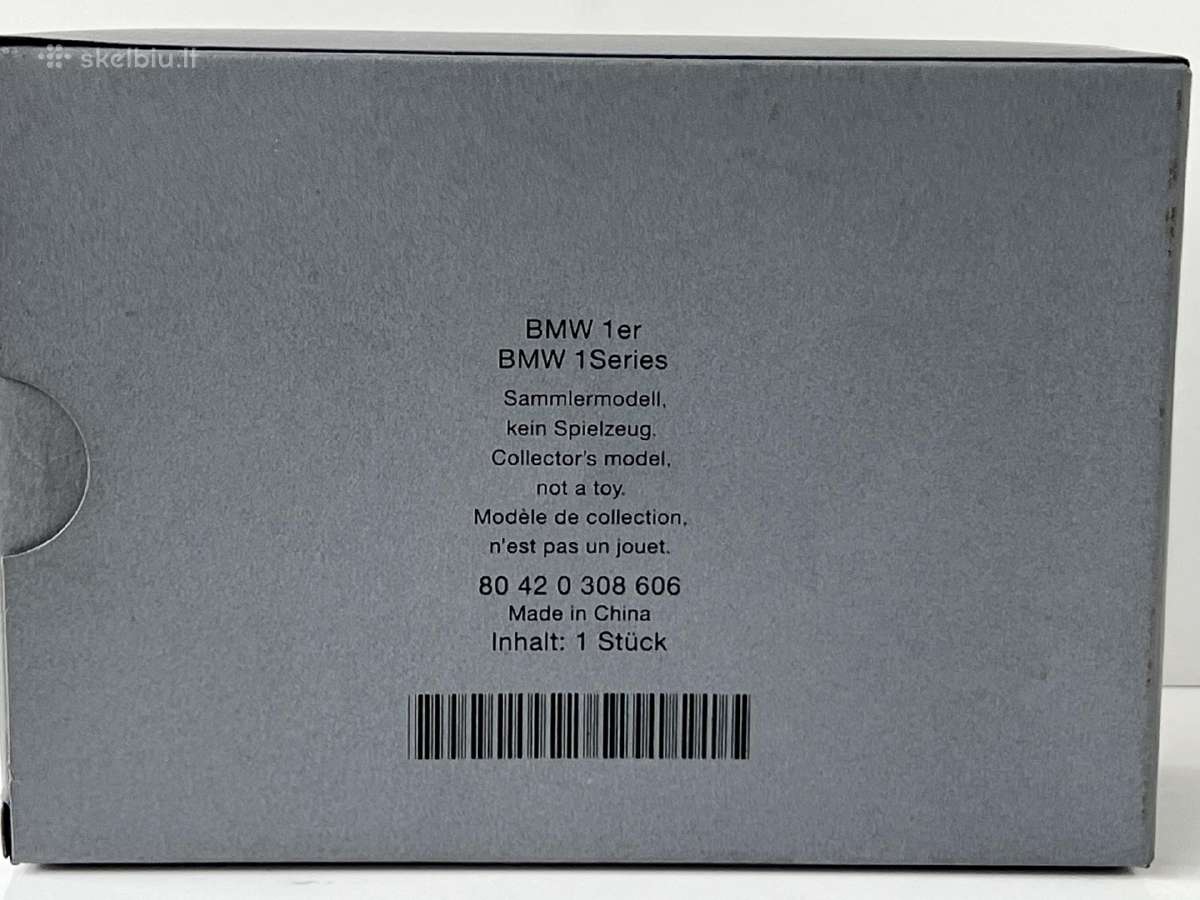 Bmw 1 Series E87 1:43 - nuotraukos Nr. 9