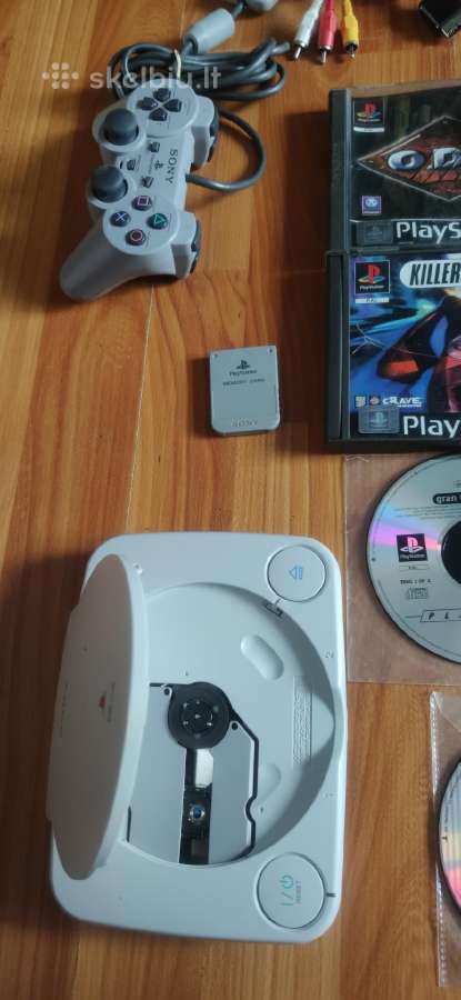 Playstation one su žaidimais - nuotraukos Nr. 2