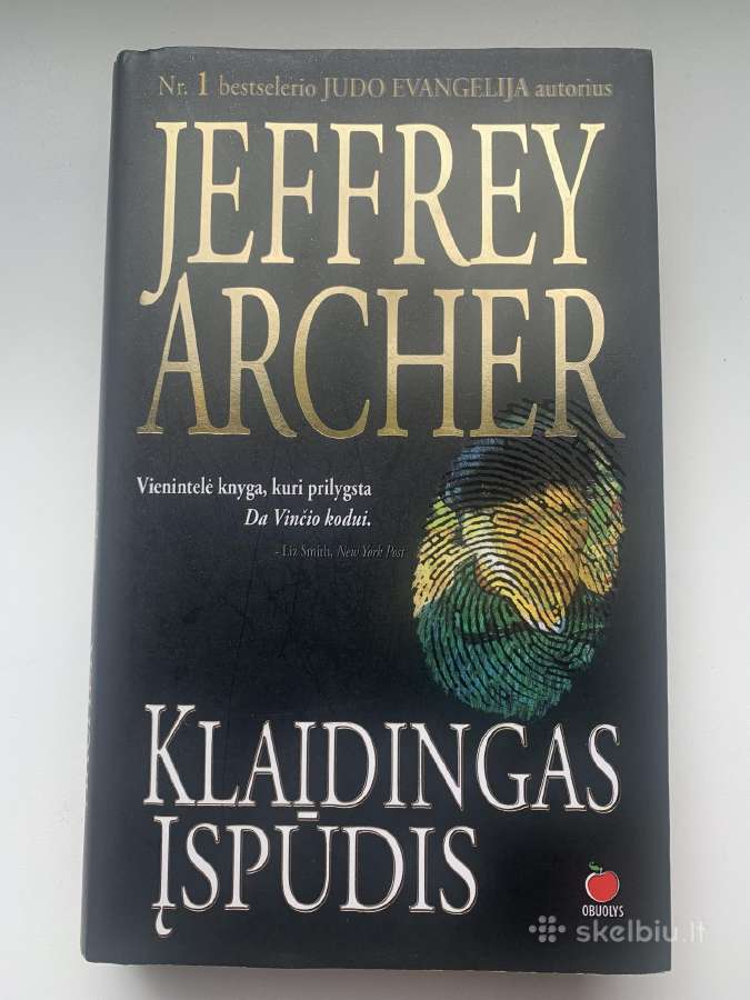 Knyga Jeffrey Archer Klaidingas įspūdis