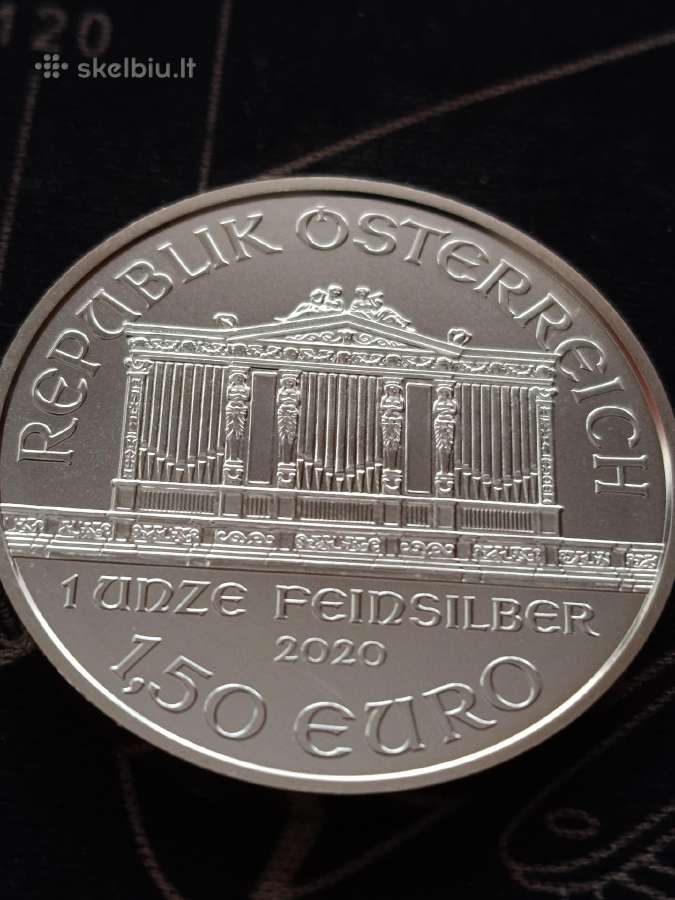 1oz sidabras