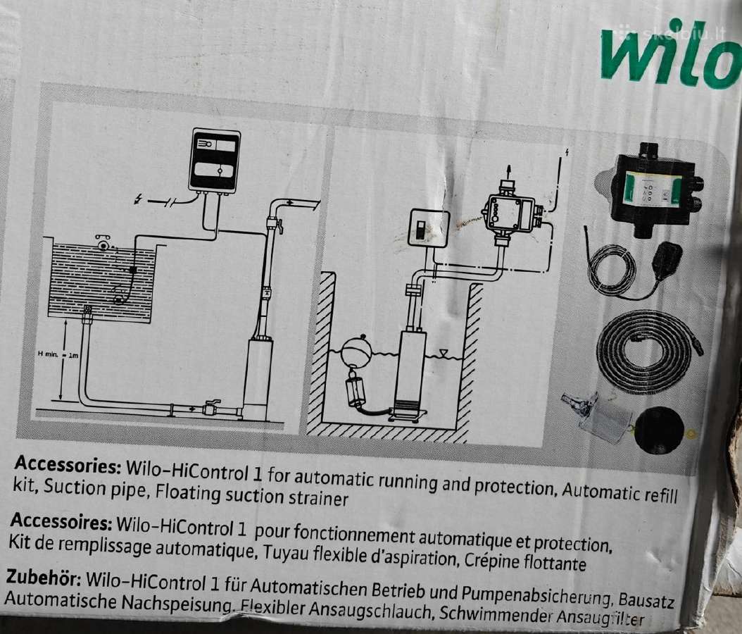Vandens siurblys Wilo Twi-5-se-304-em - nuotraukos Nr. 8