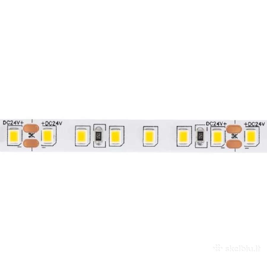 LED juosta 3000k 24v 9,6w/m 120 LED/m - nuotraukos Nr. 2
