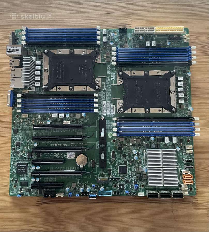Supermicro X11dpi-n, Xeon Gold 6138 x2