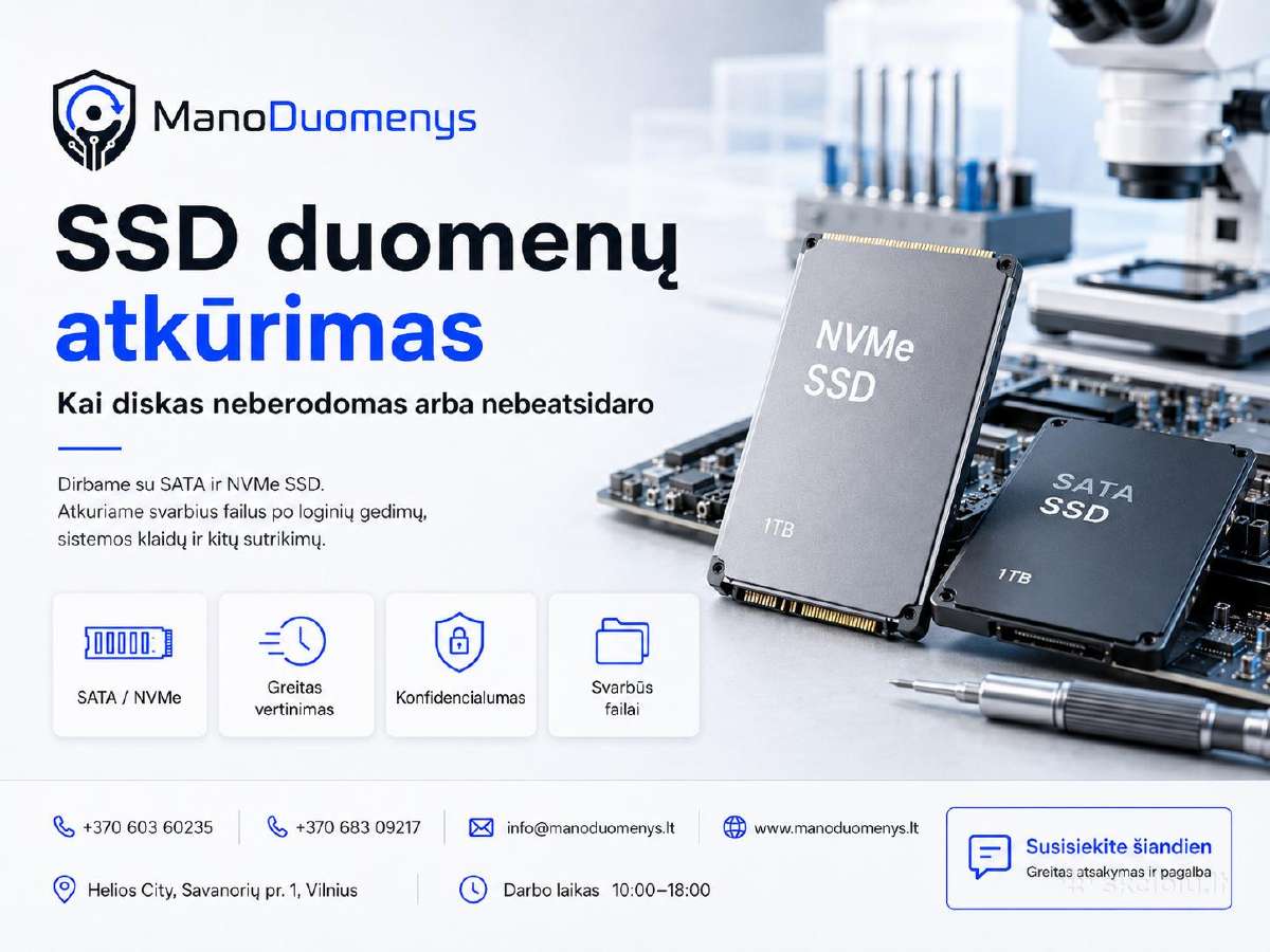 Duomenų atkūrimas iš HDD/SSD/flash/raid - nuotraukos Nr. 6