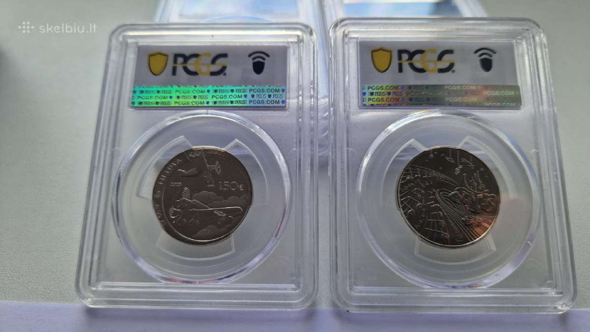 Parduodamos sertifikuotoes 2025m 1,5 eur monetos - nuotraukos Nr. 2