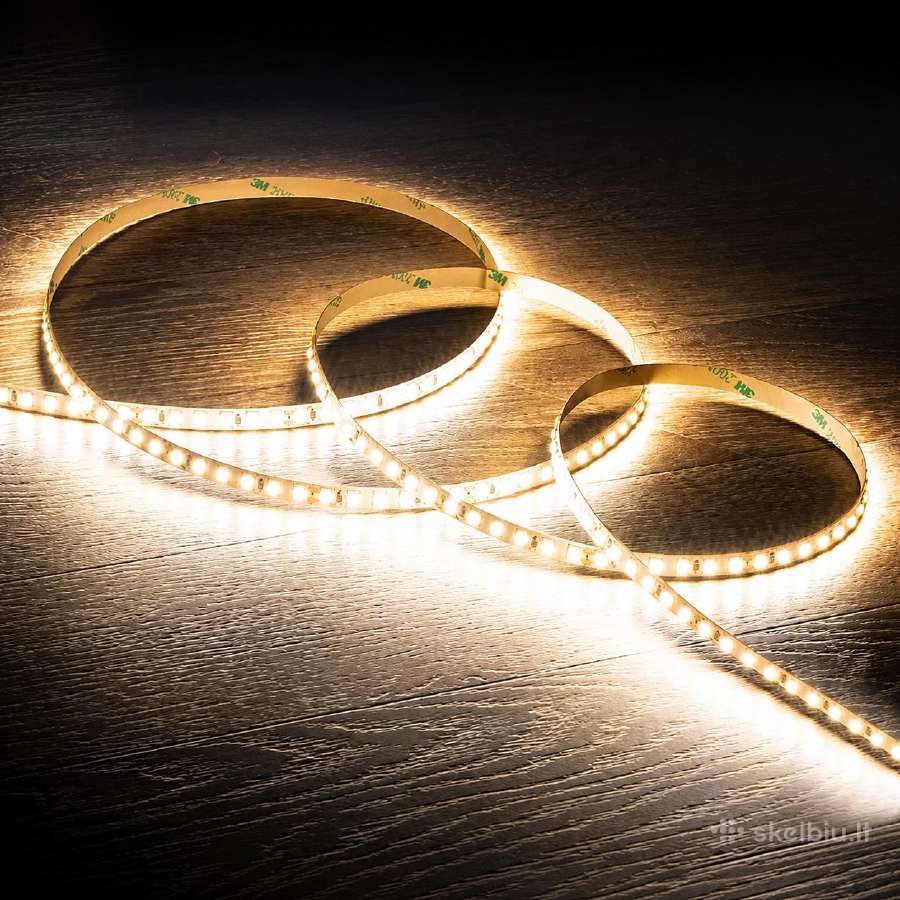 LED juosta 3000k 24v 9,6w/m 120 LED/m