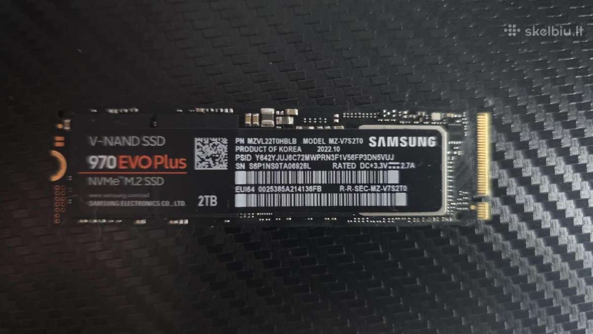 Samsung 970 EVO plus 2tb