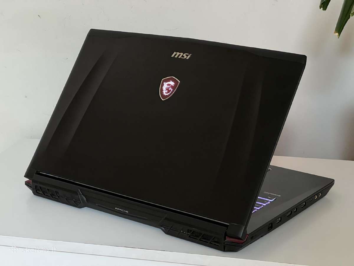 Parduodamas Msi Ge73vr su Gtx 1070, I7, 120hz. - nuotraukos Nr. 6