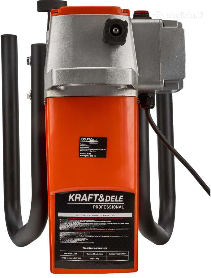 Hidrodinaminiai dažymo aparatai 1500w - nuotraukos Nr. 6