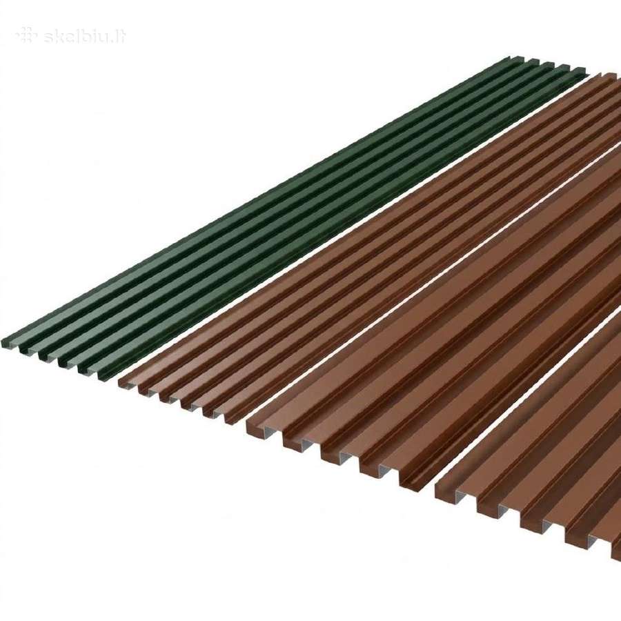 Modernios fasadinės lamelės iš skardos - nuotraukos Nr. 4