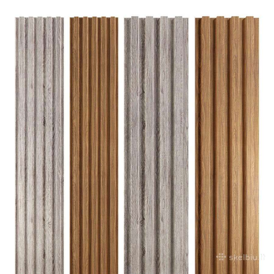 Modernios fasadinės lamelės iš skardos - nuotraukos Nr. 6