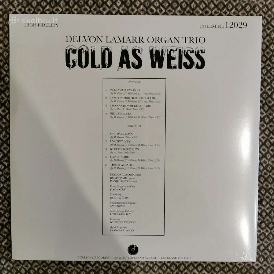 Delvon Lamarr - Organ Trio Cold As Weiss / Vinyl L - nuotraukos Nr. 3